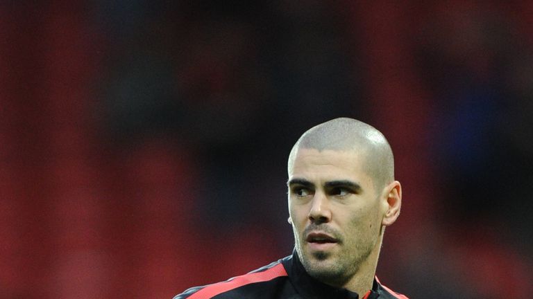 Vi­ctor Valdes: Looks to be on his way out of Old Trafford