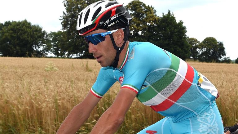 Vincenzo Nibali on stage eight of the 2015 Tour de France