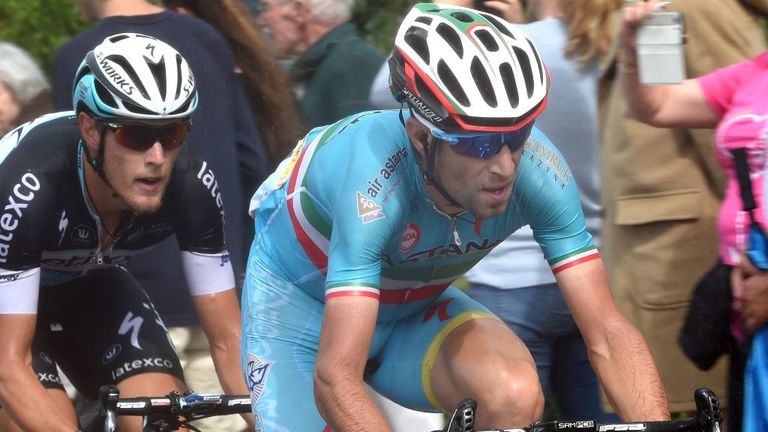 Vincenzo Nibali on stage two of the 2015 Tour de France