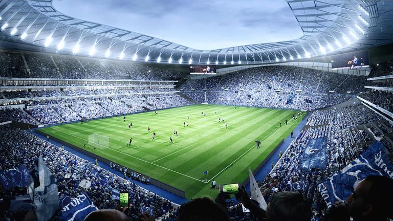 Spurs have revealed revised plans for their new stadium