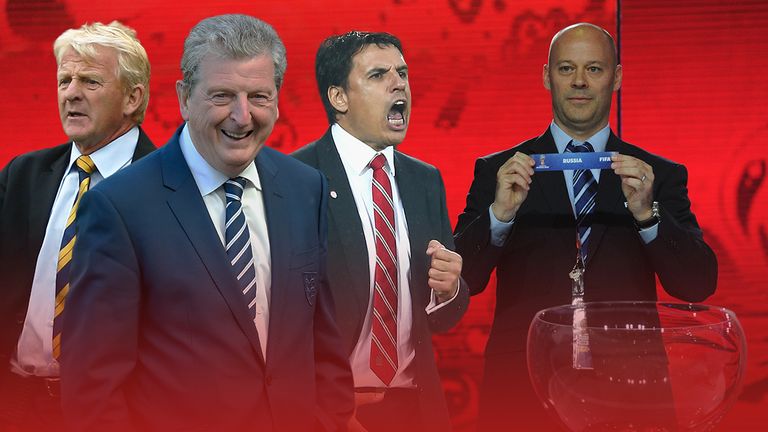 Gordon Strachan, Roy Hodgson and Chris Coleman will all be hoping for favourable draws for the 2018 World Cup qualifiers.