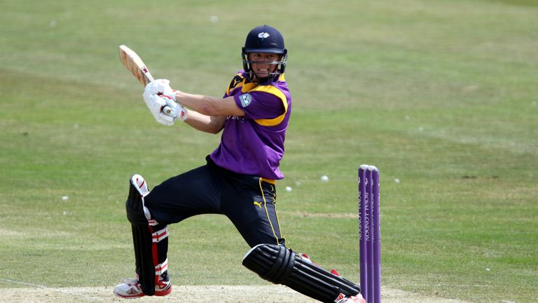 SCARBOROUGH, ENGLAND - JULY 26: Yorkshire's Gary Ballance hits a boundary batting during the Royal London One-Day Cup between Yorkshire Vikings and Glouces