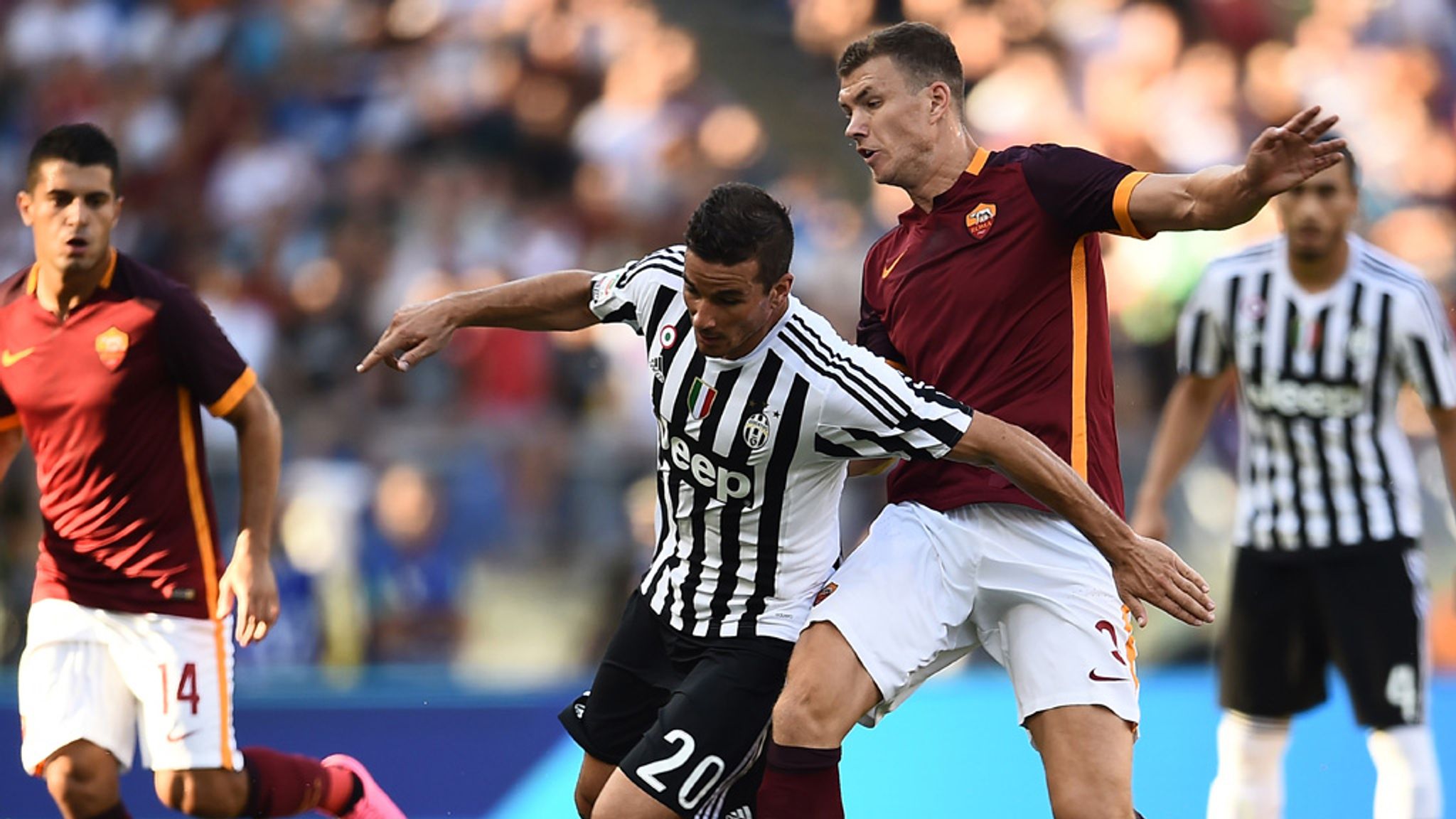 Roma 2 1 Juventus Match Report & Highlights