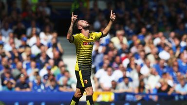 Image of Miguel Layun celebrates his goal at Goodison Park last month