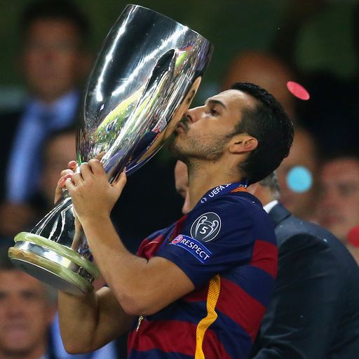 Pedro hints at Barca exit
