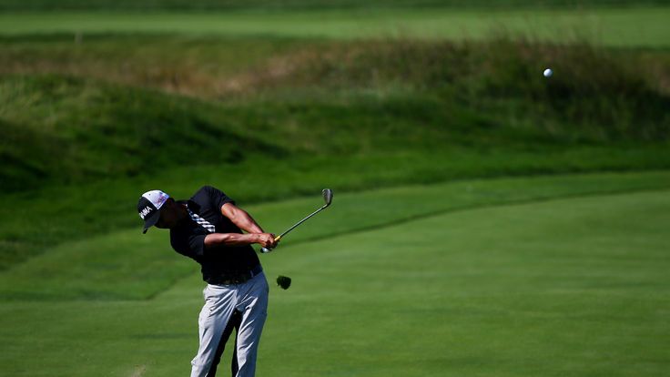 Hiroshi Iwata  during the second round of the 2015 PGA Championship at Whistling Straits on August 14, 2015 