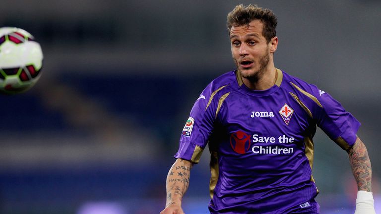 Alessandro Diamanti of ACF Fiorentina in action during the Serie A match between SS Lazio and ACF Fiorentina at Stadio Olimpico on March 9, 2015 in Rome, Italy. Photo: Paolo Bruno/Getty Images
