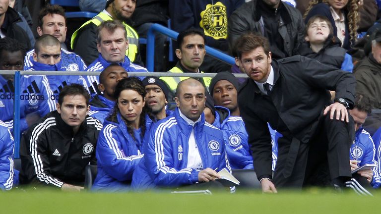 Andre Villas-Boas (right) promoted Eva Carneiro (left) to the role of first-team doctor at Chelsea in 2011