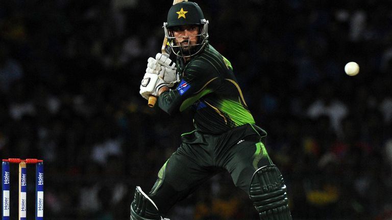 Man of the match Anwar Ali during Pakistan's one-wicket triumph over Sri Lanka in Colombo on Saturday
