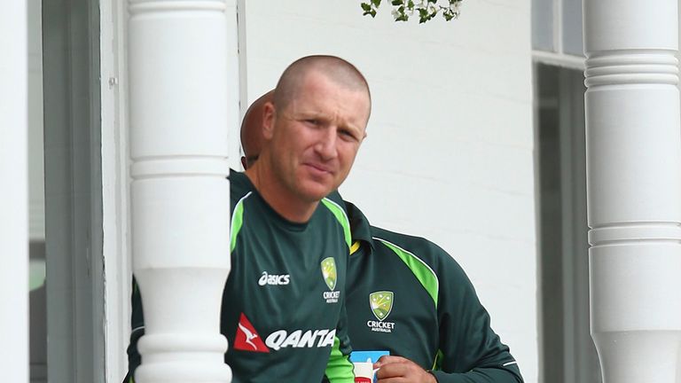 NOTTINGHAM, ENGLAND - AUGUST 06:  Brad Haddin of Australia looks on during day one of the 4th Investec Ashes Test match between England and Australia at Tr