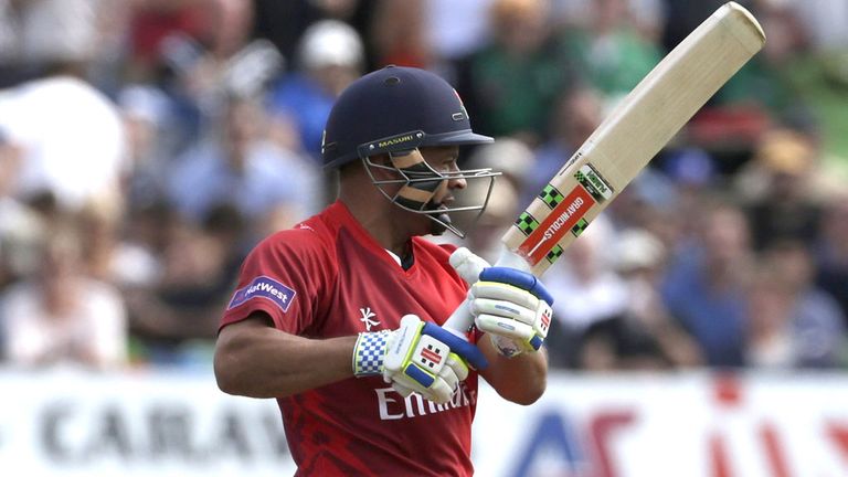 Ashwell Prince posted a 40-ball fifty against Kent