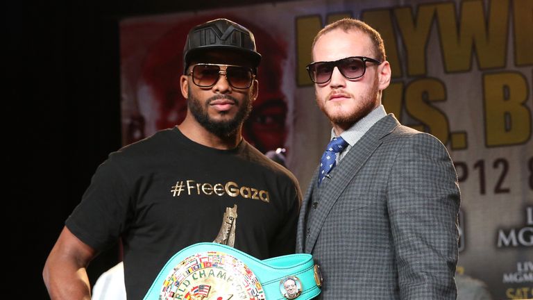 Badou Jack (L) and George Groves 