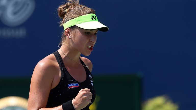 Belinda Bencic of Swizerland secured another big win
