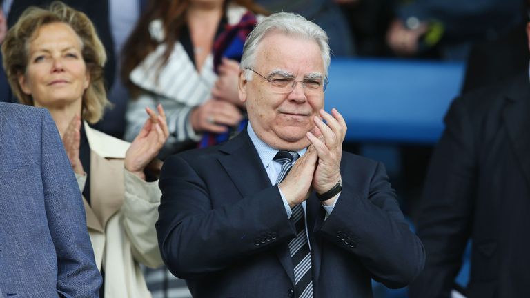 Everton fans have protested against chairman Bill Kenwright 