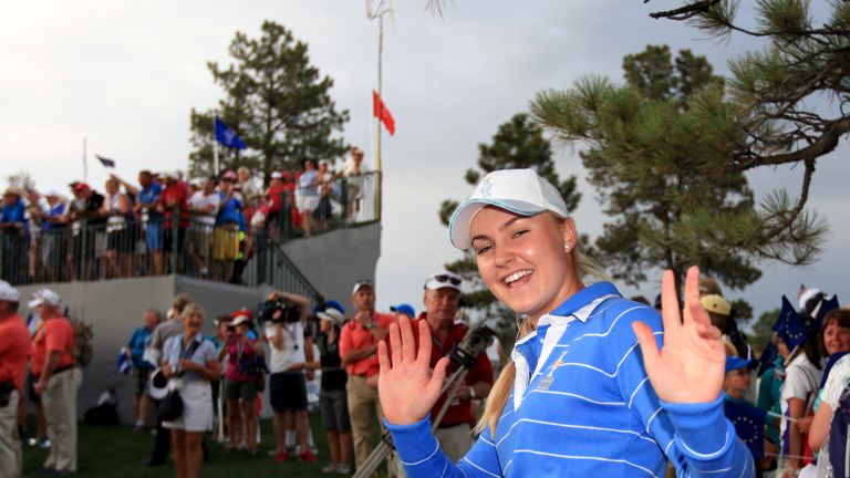 Charley Hull: Played a big part in Europe's first Solheim Cup win on foreign soil