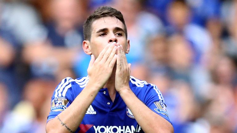 Chelsea's Oscar celebrates 