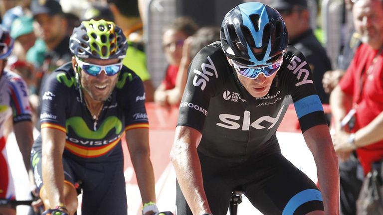 Chris Froome, Alejandro Valverde, Vuelta a Espana 2015, stage two