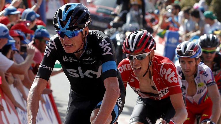 Chris Froome, Bart De Clerq, Vuelta a Espana 2015, stage seven