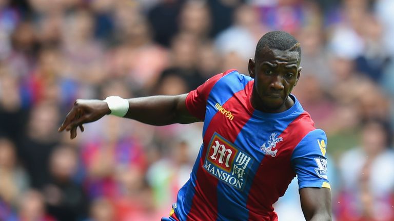 Crystal Palace winger Yannick Bolasie