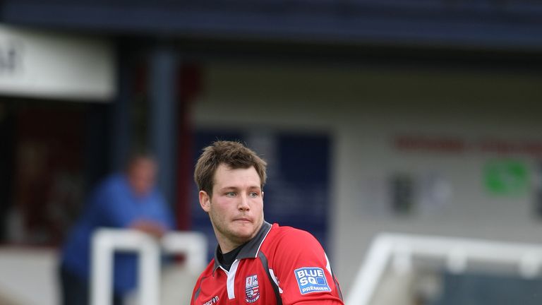 IRTHLINGBOROUGH, ENGLAND - JULY 31:  Dale Roberts of Rushden & Diamonds during the Pre-Season Friendly match between Rushden & Diamonds and MK Dons held at