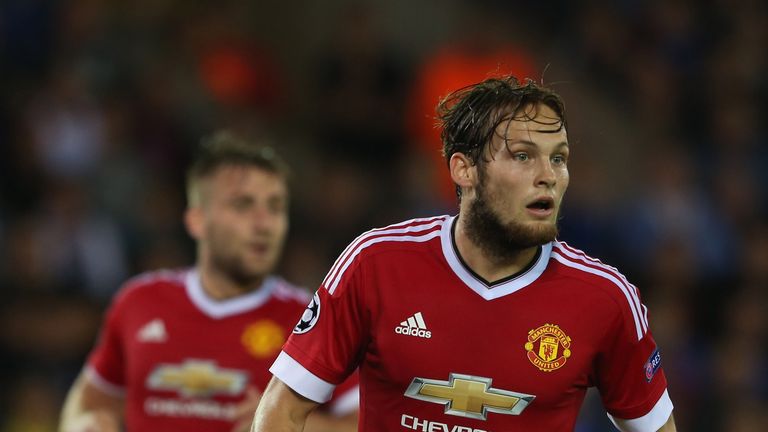 Daley Blind of Manchester United in action