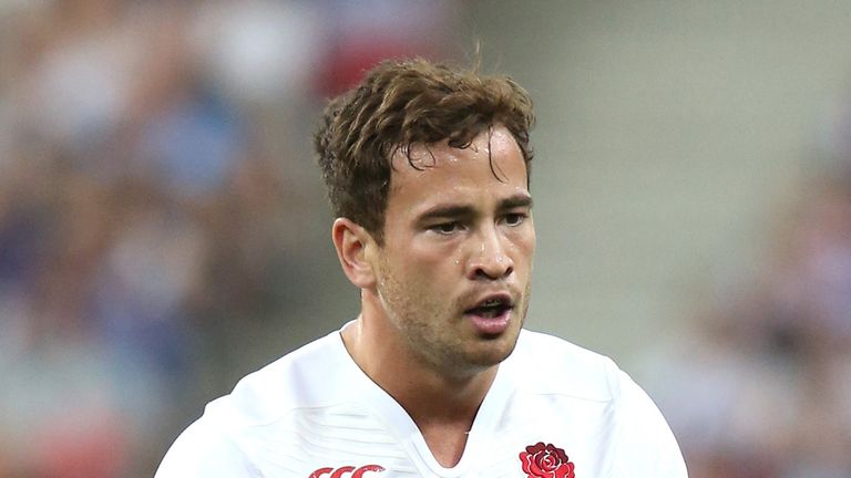 PARIS, FRANCE - AUGUST 22:  Danny Cipriani of England looks on during the International match between France and England at Stade de France on August 22, 2