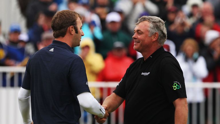 Johnson can only finish in a tie for second as Darren Clarke claims a maiden major win