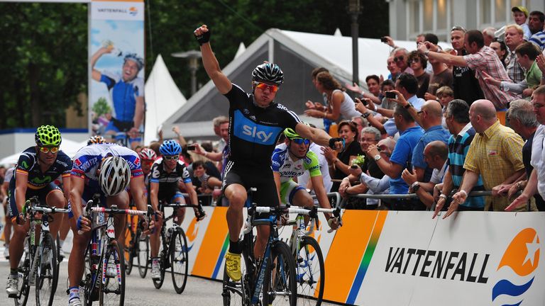 during the the Vattenfall Cyclassics race on August 21, 2011 in Hamburg, Germany.