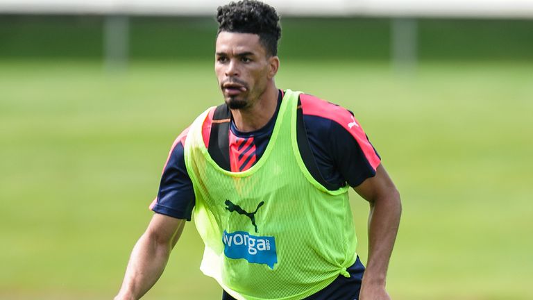 Newcastle striker Emmanuel Riviere appears to be sidelined for the immediate future