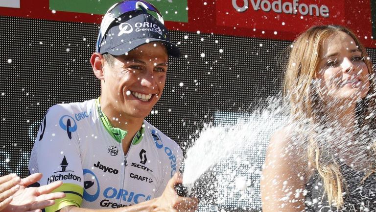 Esteban Chaves, Vuelta a Espana 2015, stage six