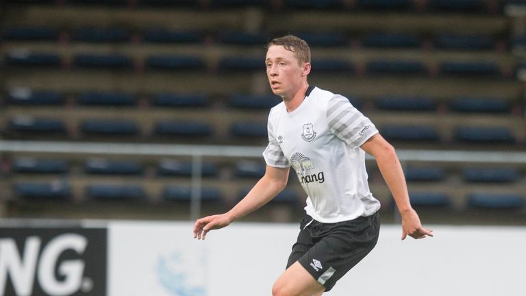 Matthew Pennington featured for Everton's first team in pre-season