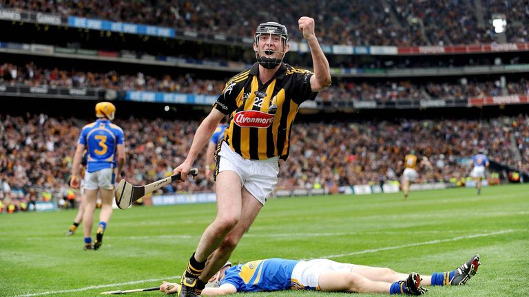 Martin Comerford finds the net during Kilkenny's 2009 All-Ireland final win over Kilkenny