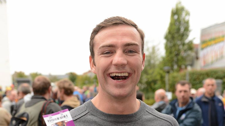 Boxer Matthew Macklin pictured outside Croke Park ahead of the 2012 All-Ireland final