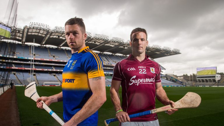 Padraic Maher and David Collins pictured at Croke Park ahead of Sunday's All-Ireland semi-final