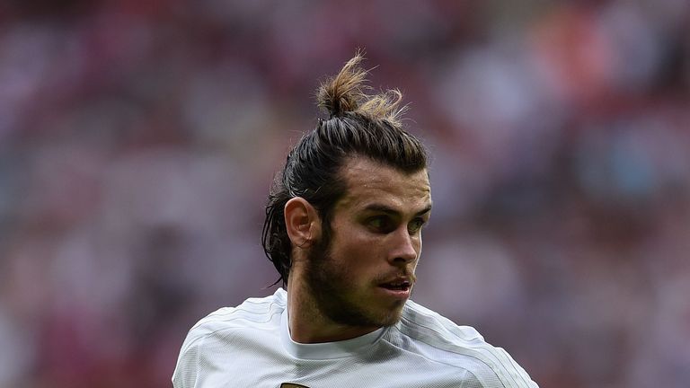 Gareth Bale in action for Real Madrid against his former club Tottenham Hotspur