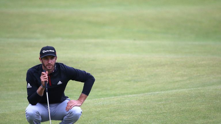 Dustin Johnson: Saw his hopes fade during a weather-delayed third round