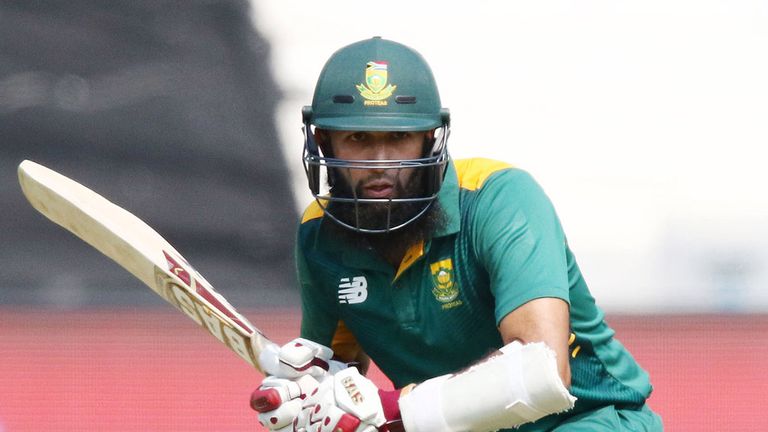 DURBAN, SOUTH AFRICA - AUGUST 26: Hashim Amla bats during the 3rd ODI match between South Africa and New Zealand at Sahara Stadium Kingsmead on August 26, 