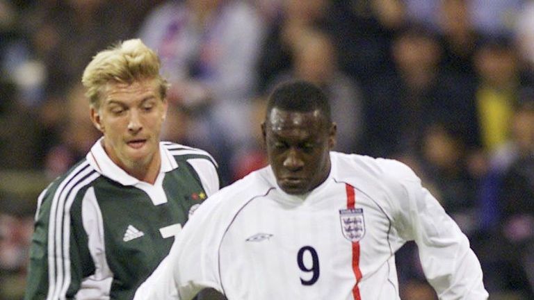 Heskey scored in England's famous win in Munich