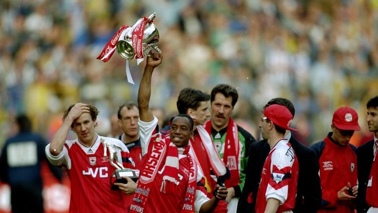 Image result for paul merson fa cup arsenal