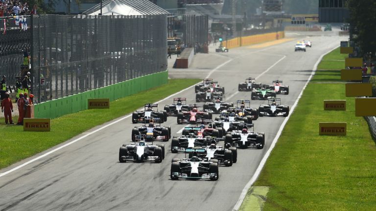 Start of 2014 Italian GP