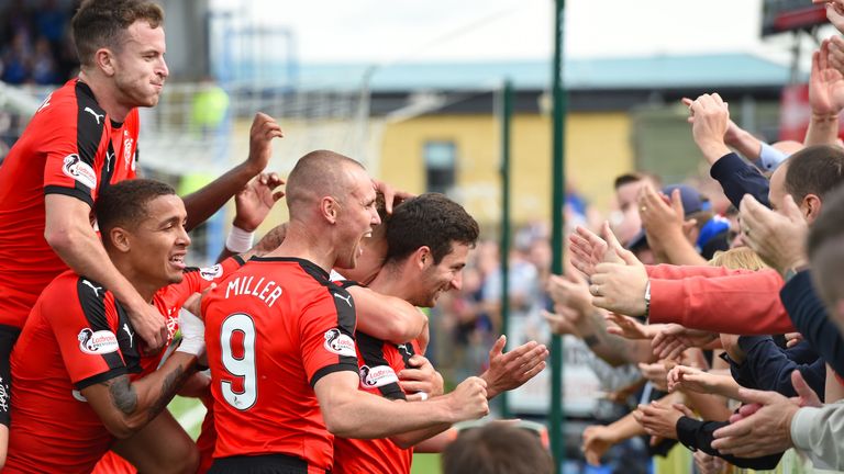 Rangers fans lapped up their team's win in a convincing display