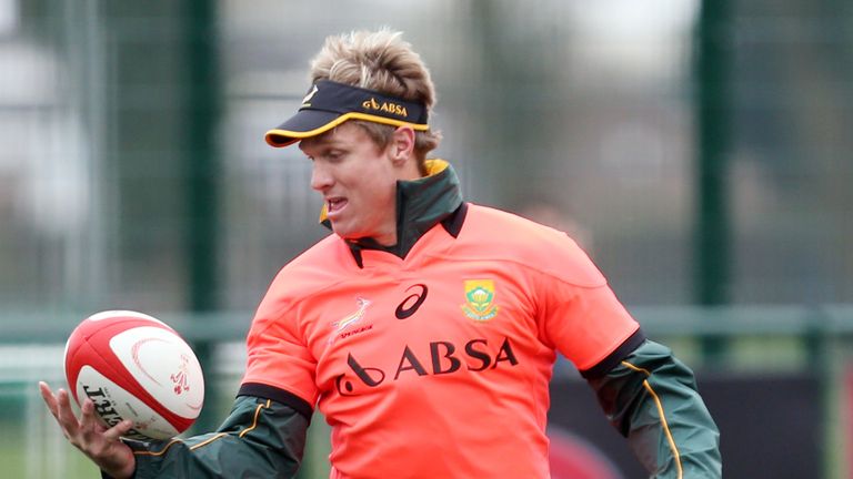 Jean de Villiers in Springbok training