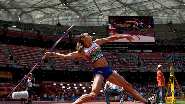  Jessica Ennis-Hill of Great Britain competes