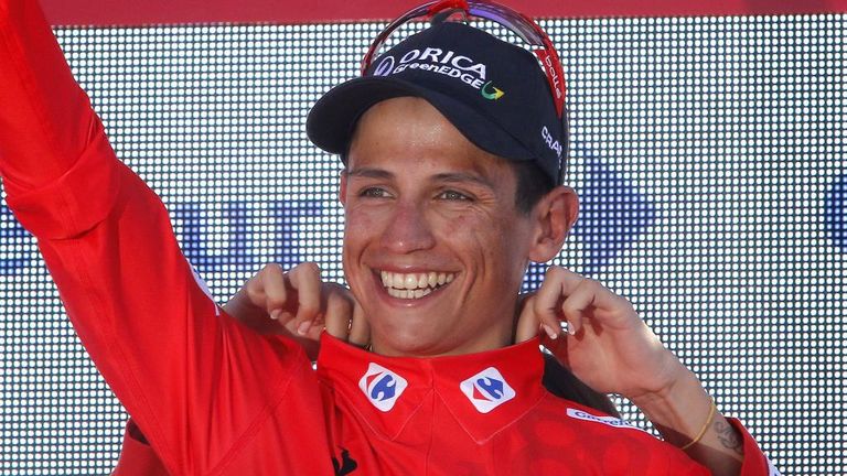 Johan Esteban Chaves, Vuelta a Espana 2015, stage four