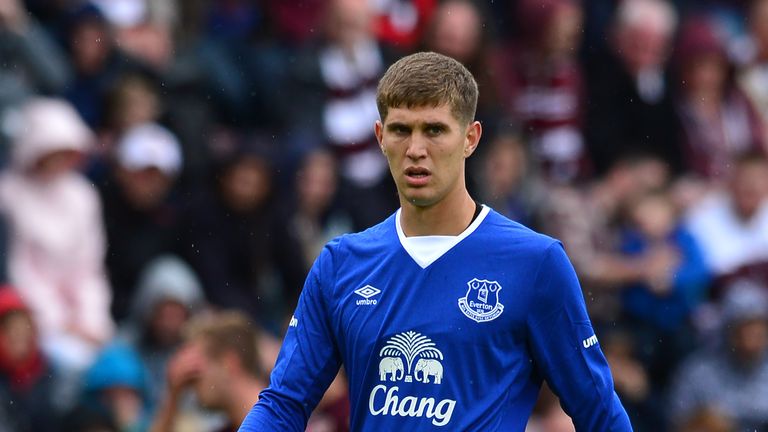 John Stones had to be substituted at Goodison Park on Sunday