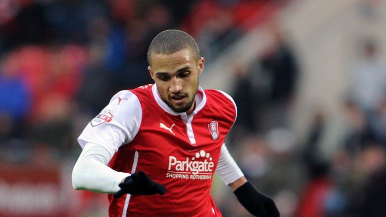 Rotherham United's Jordan Bowery during the FA Cup Third Round match at the AESSEAL New York Stadium, Rotherham.