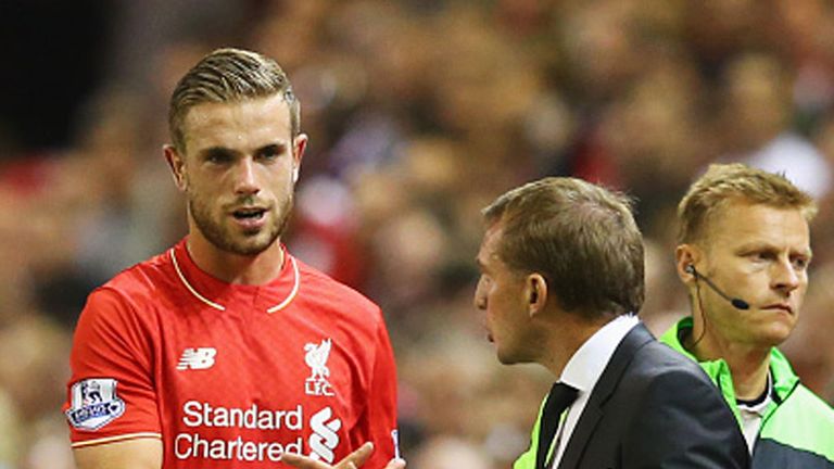 Jordan Henderson was substituted off after 52 minutes in the 1-0 win over Bournemouth
