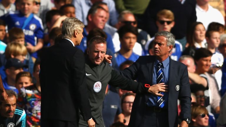 Jose Mourinho and Arsene Wenger have had a history of fall-outs, the latest coming after the 2015 Community Shield clash between Arsenal and Chelsea