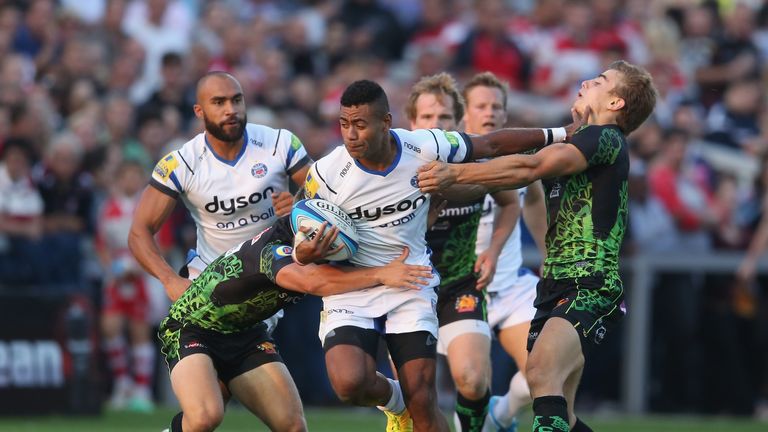 Junior Bulumakau in action for Bath Sevens