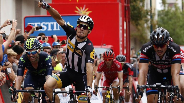 Kristian Sbaragli, John Degenkolb, Jose Joaquin Rojas, Vuelta a Espana 2015, stage 10